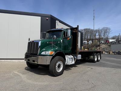 Peterbilt 348 Flatbed Truck - Automatic