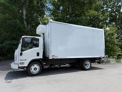 Isuzu NPR HD 16 ft Refrigerated Truck - 350HP, 8 Speed Automatic, Thermo King, Liftgate