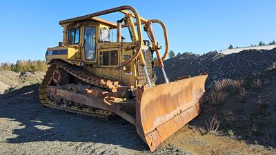 1991 Caterpillar D8N Cab, Angle, Winch - 5825 orig hours