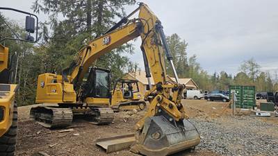 2021 Caterpillar 325 Excavator - Quick Coupler, 2 x Buckets, Progressive Link Thumb