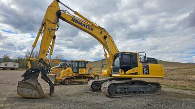 2019 Komatsu PC360LC-11 Excavator - Pin on Coupler, Pro-Link Thumb