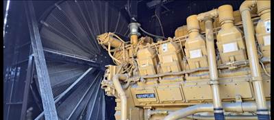 2002 Caterpillar 3512 Generator with 280 Hours, 4500 Gal Fuel Tank, Sound Attenuated