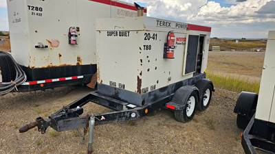 2004 TEREX T80-65KW seld contained Generator w 3900 Hours - 20-41