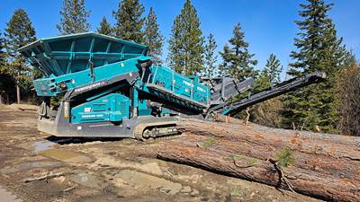 2021 Powerscreen Warrior 1800 Screening Plant as new - 576 Hours