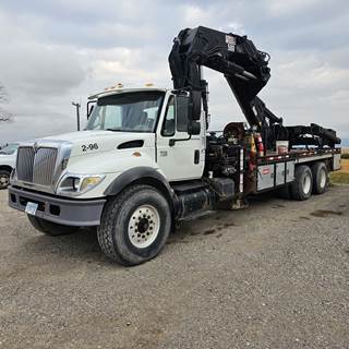 2006 International 7500 SBA 6x4 w/ Tire Hand Service Body - HIAB CRANES & LOADERS Tire Handler - 2-96