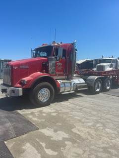2014 Kenworth T800B Day Cab + 2014 Murray 2-Axle Lowboy Trailer (Dual-Wheel)