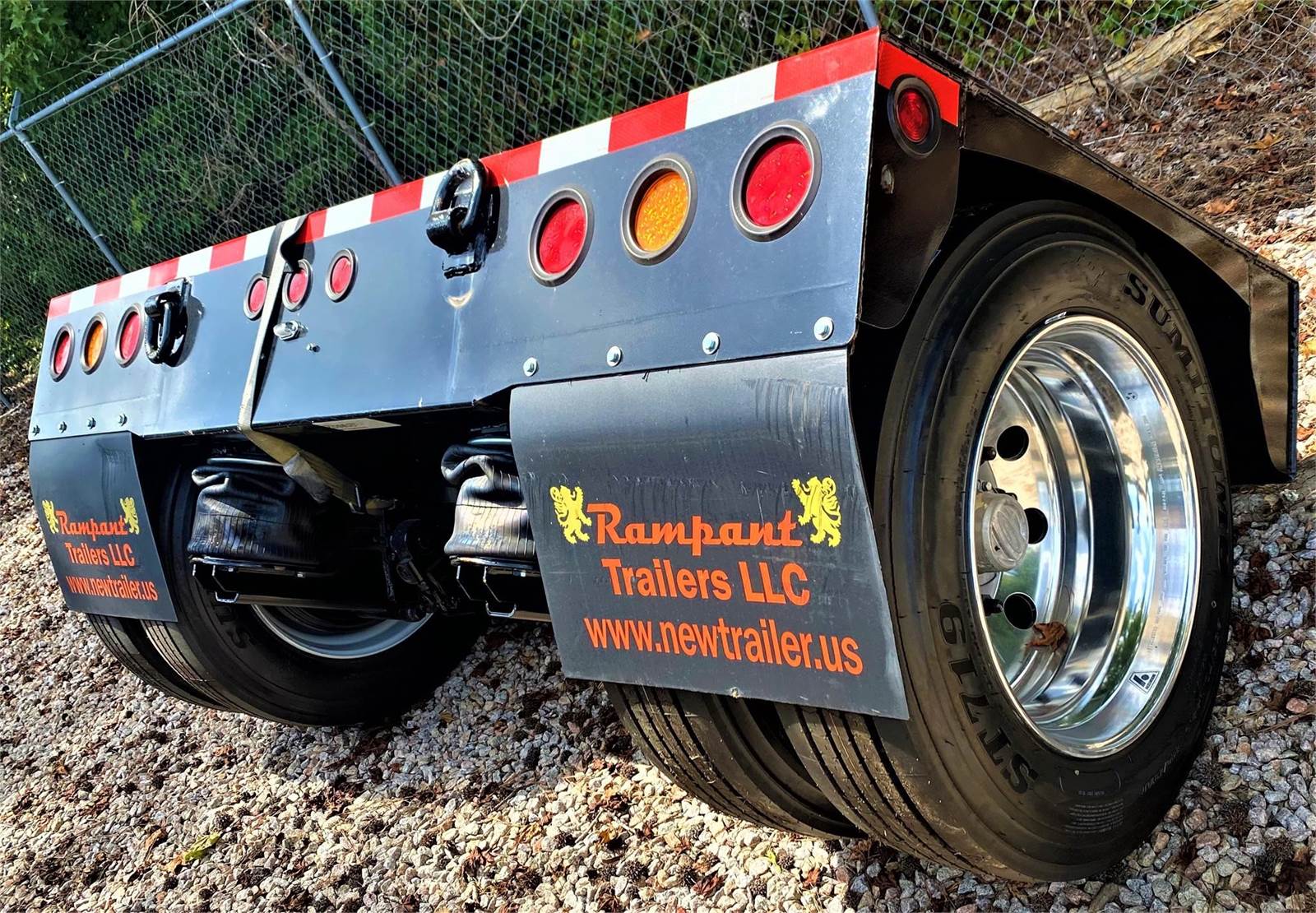 2022 Rampant FLIP AXLE Lowboy Trailer For Sale Wendell, NC Flip