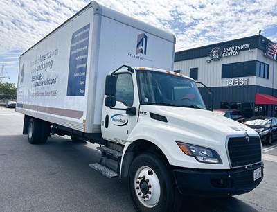 International MV Box Truck - 250HP, Automatic