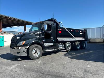 Freightliner Cascadia 126 Tri Axle Dump Truck - Detroit 470HP, 12 Speed Dt12 Automatic, 18' Dump