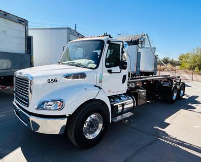 Freightliner M2 112 Roll Off Truck - Detroit, 450HP, Automatic