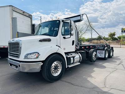 Freightliner M2 112 Tri Axle Roll Off Truck - Detroit, 450HP, 6+1 Speed Allison Rds Automatic