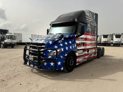Freightliner Cascadia 126 Sleeper Semi Truck - Raised Roof Sleeper, Detroit 455HP, 12 Speed Dt12 Amt