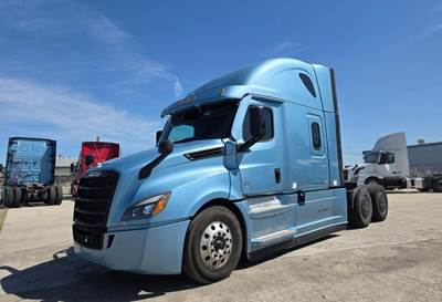 Freightliner Cascadia 126 Sleeper Semi Truck - Raised Roof Sleeper, Detroit 505HP, 12 Speed Dt12 Automatic