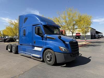 Freightliner Cascadia 126 Sleeper Semi Truck - Raised Roof Sleeper, Detroit 505HP, 13 Speed Manual