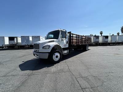 Freightliner M2 106 Stake Bed Truck - Manual