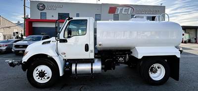 International MV 2000 Gallon Water Truck - Cummins 240HP, 6 Speed Automatic