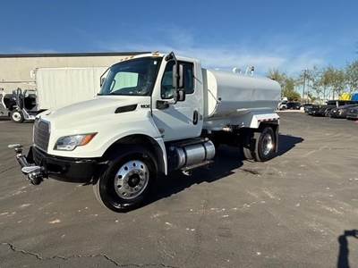International MV 2000 Gallon Water Truck - Cummins 240HP, 6+1 Speed Allison Rds Automatic
