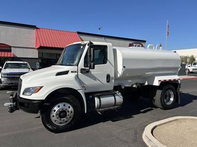 International MV 2000 Gallon Water Truck - Cummins 240HP, 6+1 Speed Allison Rds Automatic