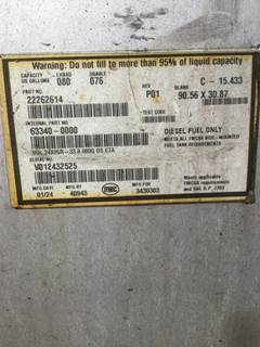 Mack MR Right Fuel Tank