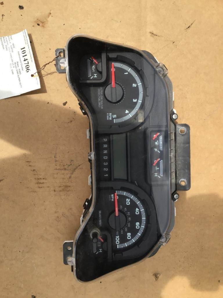 2010 Ford E450 Instrument Panel Cluster for a Ford E450 SUPER DUTY For