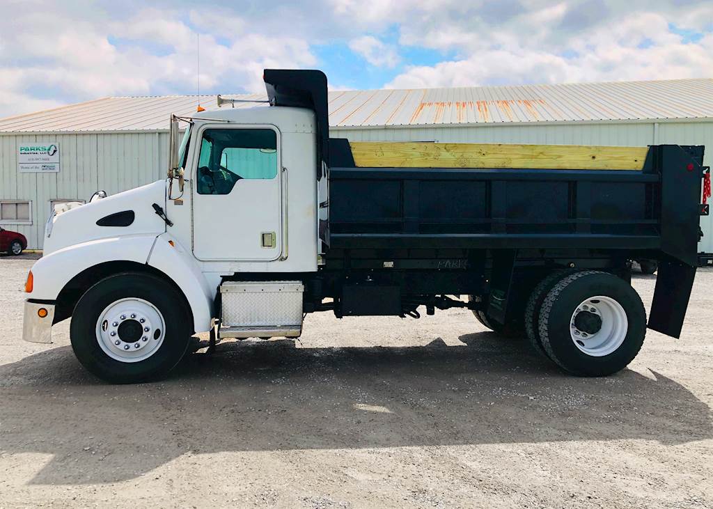 2002 Kenworth T300 Single Axle Dump Truck 12ft Galion Dump Body For