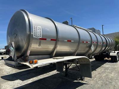 Polar 7500 GALLON - STAINLESS - CONICAL Non Code Tank Trailer
