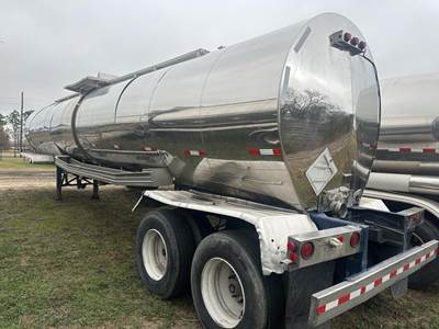 1989 STE 7000 GALLON - STAINLESS - REAR DISCHARGE Non Code Tank Trailer ...