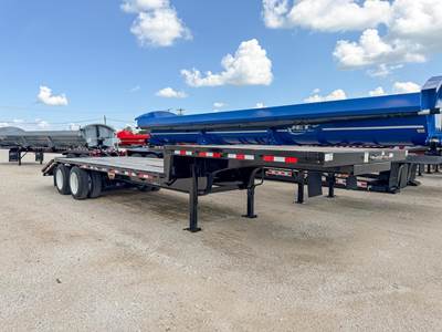 JET 36x102 Steel Drop Deck Trailer - Spring