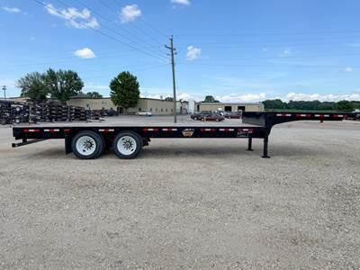 JET 38x102 Steel Drop Deck Trailer - Spring