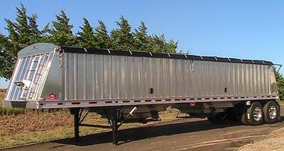 Neville 40x102 Aluminum Hopper / Grain Trailer - Spring