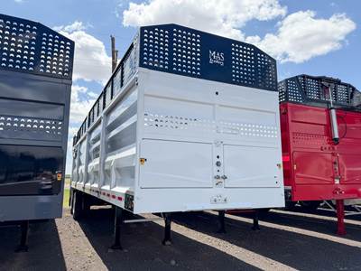 MAS 36 FT Tandem Axle Steel Live Floor Trailer