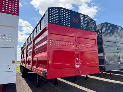 MAS 38 FT Tandem Axle Steel Live Floor Trailer