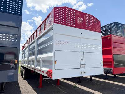 MAS 38 FT Tandem Axle Steel Live Floor Trailer