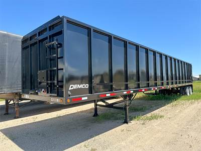 Demco Gondola Scrap Trailer Open Top Trailer