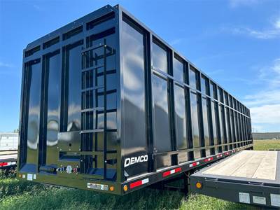 Demco Gondola Scrap Trailer Open Top Trailer