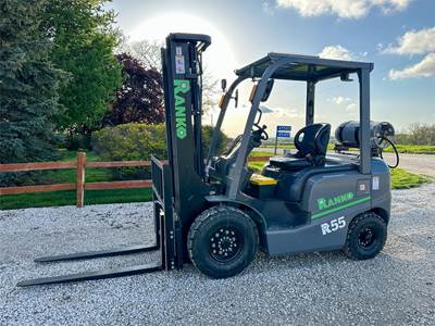 RANKO R55 Pneumatic Tire Forklift - 5500lb Capacity, 16ft Lift Height