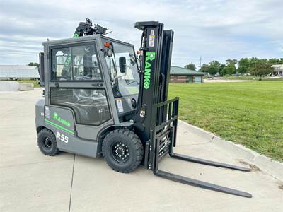 RANKO R55 Pneumatic Tire Forklift - 5500lb Capacity, 16ft Lift Height