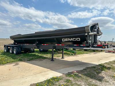 Demco 44ft Tri Axle Steel Side Dump Trailer - Air Ride
