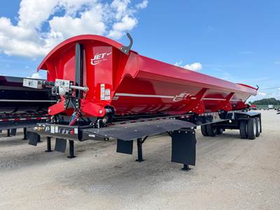 JET 42 FT TANDEM AXLE Tandem Axle Steel Side Dump Trailer - Air Ride