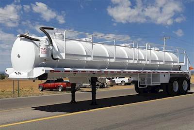 MAS TRAILERS Tandem Axle Vacuum Tank Trailer