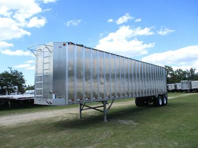 ITI 45x96 Tandem Axle Aluminum Chip Trailer - Spring, Fixed Axle