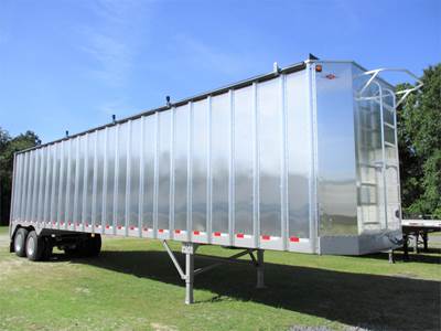 ITI 45x102 Tandem Axle Aluminum Chip Trailer - Spring, Fixed Axle