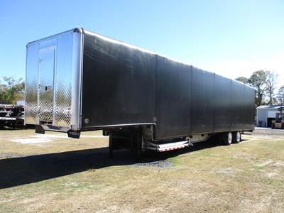 Benson 53x102 Tandem Axle Aluminum Curtain Side Trailer - Air Ride, Sliding Axle