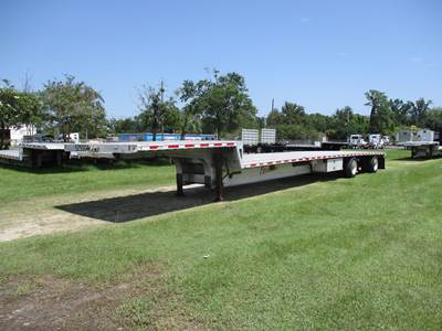 Fontaine 53x102 Aluminum Drop Deck Trailer - Air Ride, Sliding Axle