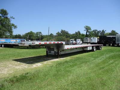 Fontaine 53x102 Aluminum Drop Deck Trailer - Air Ride, Sliding Axle