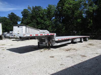 Fontaine 53x102 Aluminum Drop Deck Trailer - Air Ride, Sliding Axle