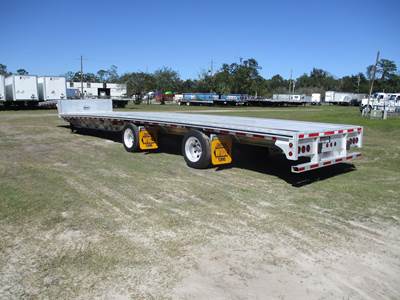 MAC 51x102 Aluminum Drop Deck Trailer - Air Ride, Fixed Spread Axle