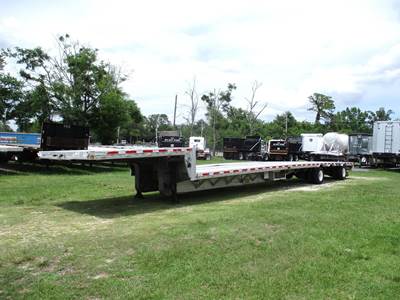 Reitnouer 53x102 Aluminum Drop Deck Trailer - Air Ride, Sliding Axle