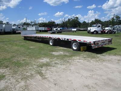Reitnouer DropMiser 53x102 Aluminum Drop Deck Trailer - Air Ride, Sliding Axle