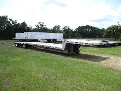 Reitnouer DropMiser 53x102 Aluminum Drop Deck Trailer - Air Ride, Sliding Axle